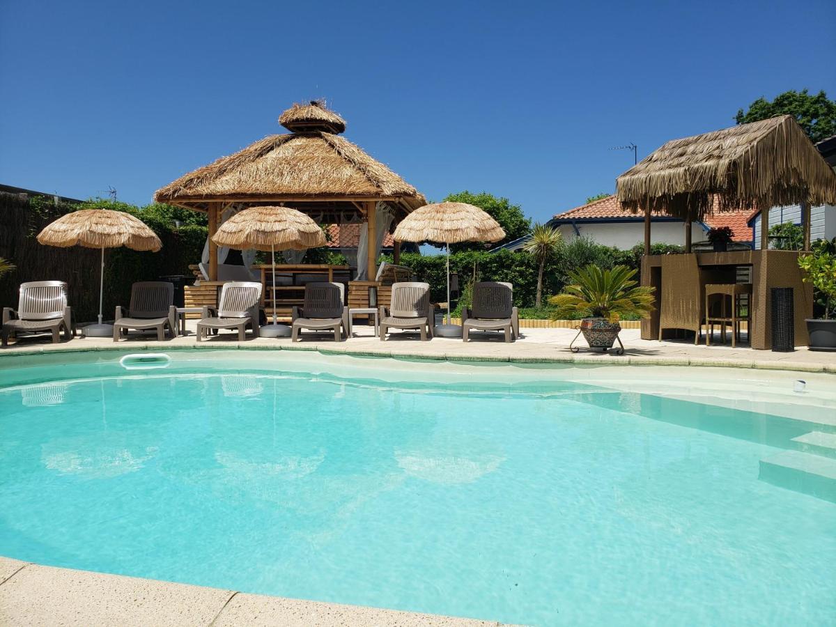 Studio Zure Ondoan - Spa Et Piscine Chauffee Tarnos Ngoại thất bức ảnh